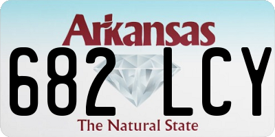 AR license plate 682LCY