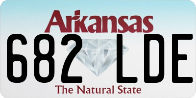 AR license plate 682LDE