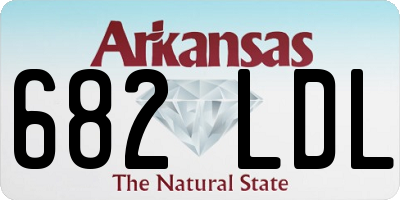 AR license plate 682LDL