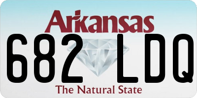 AR license plate 682LDQ