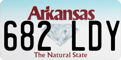 AR license plate 682LDY