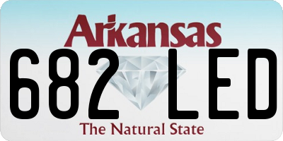 AR license plate 682LED