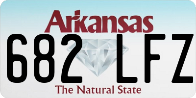 AR license plate 682LFZ