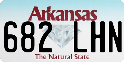 AR license plate 682LHN
