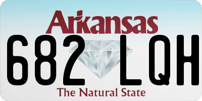 AR license plate 682LQH