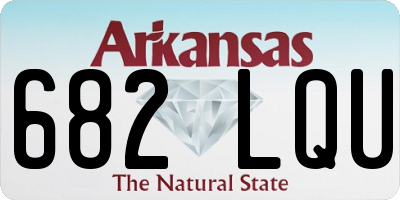 AR license plate 682LQU