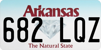 AR license plate 682LQZ