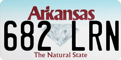 AR license plate 682LRN