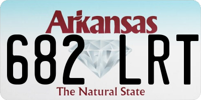 AR license plate 682LRT