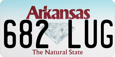 AR license plate 682LUG