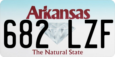 AR license plate 682LZF
