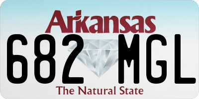 AR license plate 682MGL