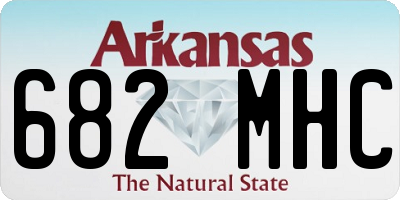 AR license plate 682MHC