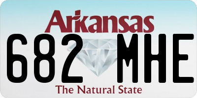 AR license plate 682MHE