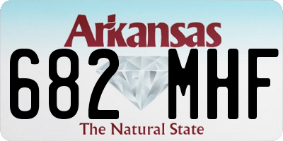 AR license plate 682MHF