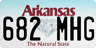 AR license plate 682MHG