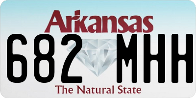 AR license plate 682MHH