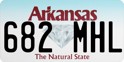 AR license plate 682MHL