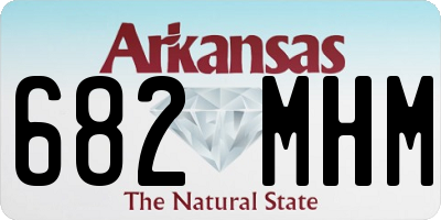 AR license plate 682MHM