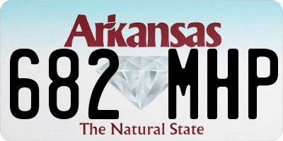 AR license plate 682MHP