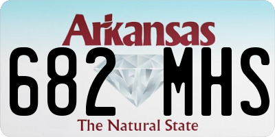 AR license plate 682MHS