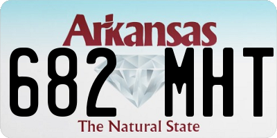 AR license plate 682MHT