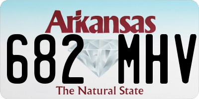 AR license plate 682MHV