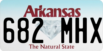 AR license plate 682MHX