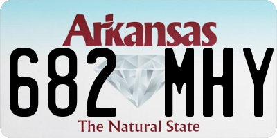 AR license plate 682MHY