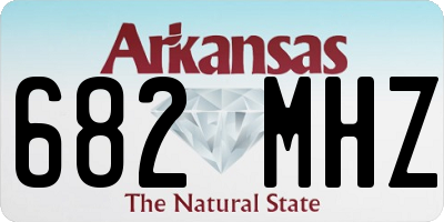 AR license plate 682MHZ