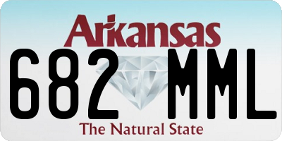 AR license plate 682MML