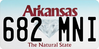 AR license plate 682MNI
