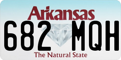 AR license plate 682MQH