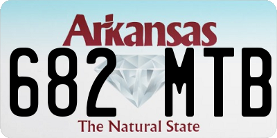 AR license plate 682MTB
