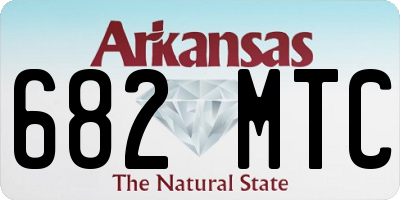 AR license plate 682MTC