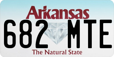 AR license plate 682MTE