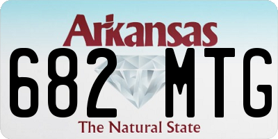 AR license plate 682MTG