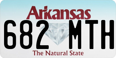 AR license plate 682MTH