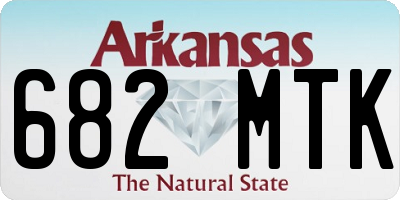 AR license plate 682MTK