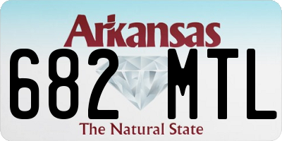 AR license plate 682MTL