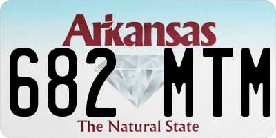AR license plate 682MTM