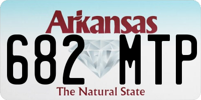 AR license plate 682MTP