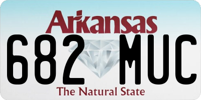 AR license plate 682MUC