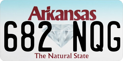 AR license plate 682NQG