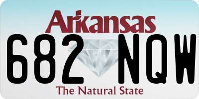 AR license plate 682NQW