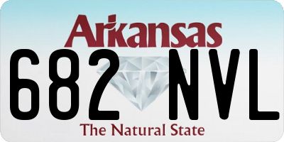 AR license plate 682NVL