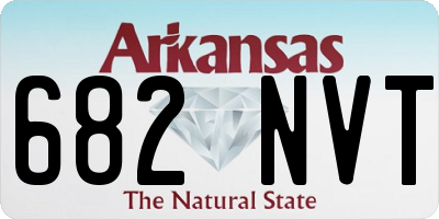 AR license plate 682NVT