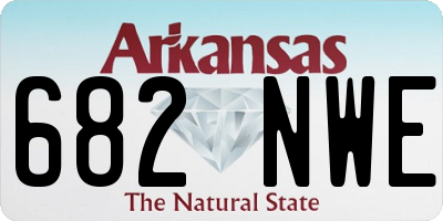 AR license plate 682NWE