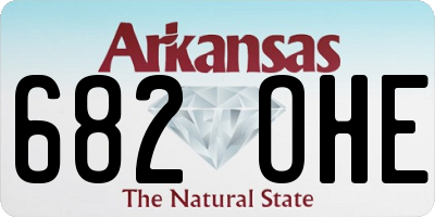AR license plate 682OHE