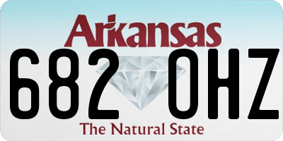 AR license plate 682OHZ